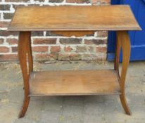 Oak occasional table