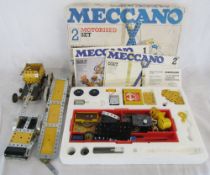 Boxed Meccano motorised set no 2 (unchecked - may be incomplete)