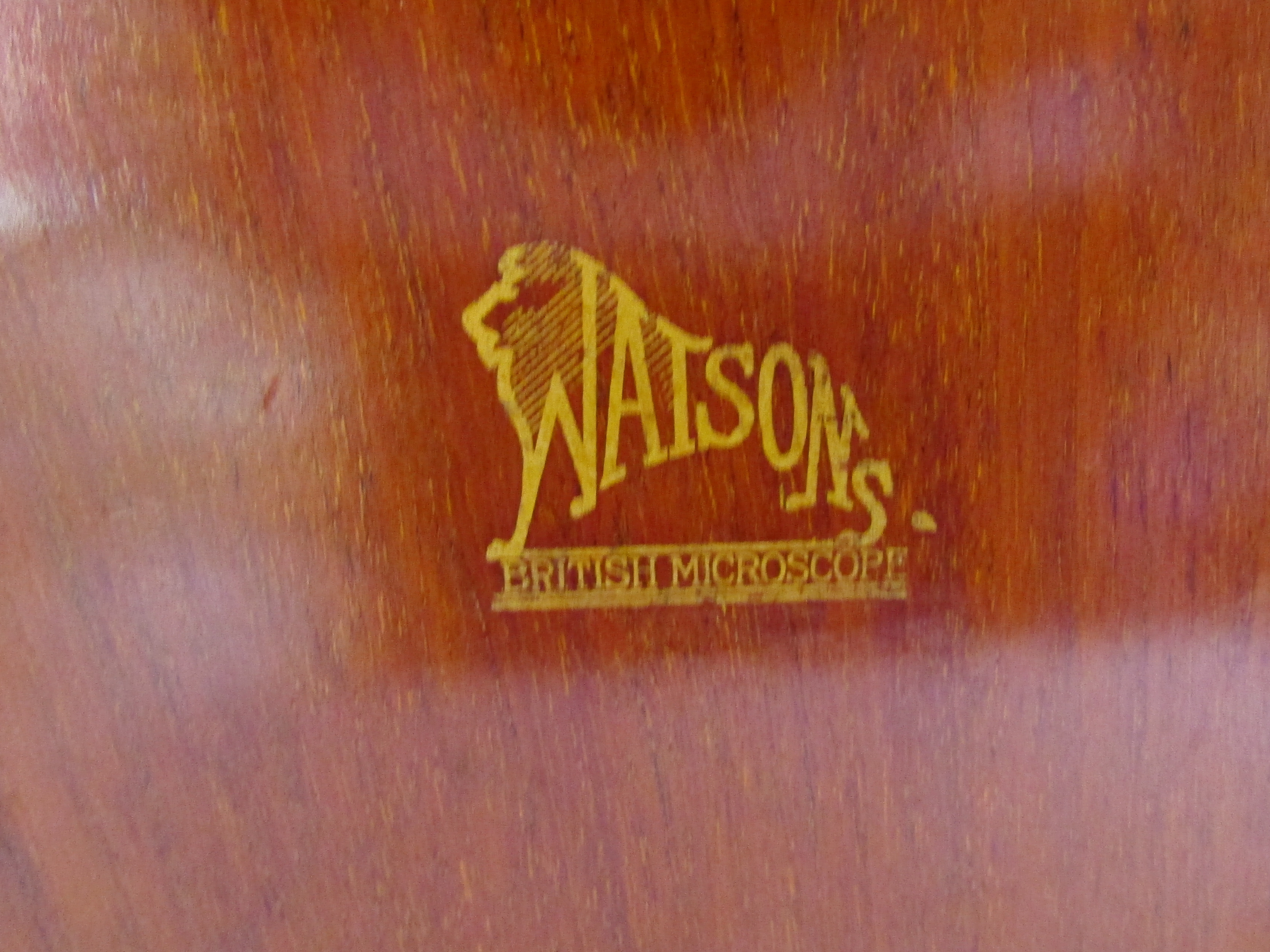 Cased W Watson & Sons Ltd London 'Service' 69300 microscope - Image 3 of 3