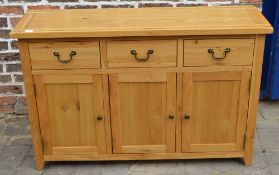 Modern oak sideboard