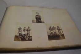 Possible 19th century unusual photographic scrap book including indigenous/native scenes