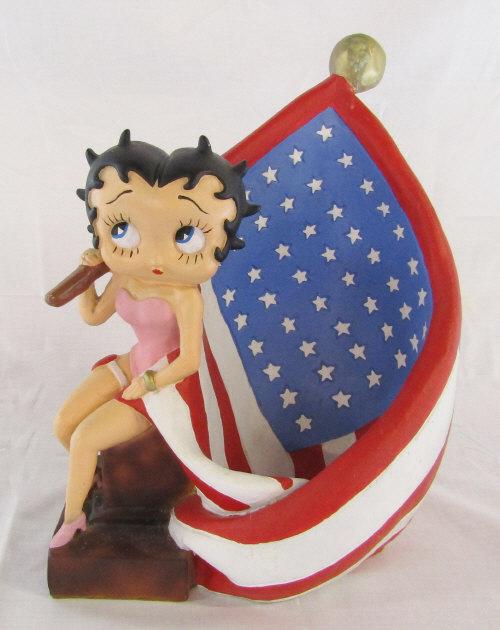 Betty Boop stars and stripes figure H 39 cm