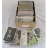 Quantity of assorted greeting cards inc Christmas,