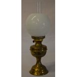 Brass oil lamp