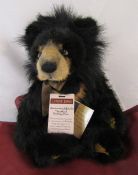 Modern jointed limited edition teddy bear 'Anniversary Malcolm' designed by Isabelle Lee L 40 cm