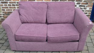 Purple sofa bed