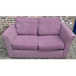 Purple sofa bed