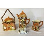 3 pieces of Price cottageware (coffee pot,