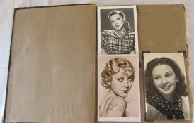 Scrapbook containing preprinted,