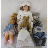 2 1960s dolls,