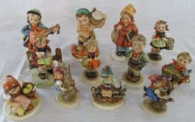 Various German figures inc Goebel,