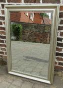 Large bevelled edge mirror 75 cm x 106 cm