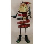 Metal Santa Claus H 80 cm