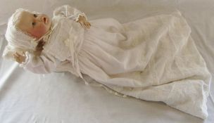 Franklin 'heirloom' baby doll with bisque head