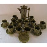 Portmeirion 'Cypher' coffee set by Susan Williams-Ellis