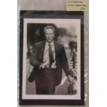 Signed photograph of Clint Eastwood 13 cm x 17.
