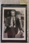 Signed photograph of Clint Eastwood 13 cm x 17.