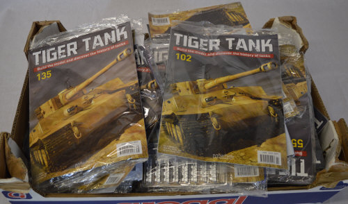 Collection of Hachette 'Tiger Tank - Build the model and discover the history of tanks' partwork