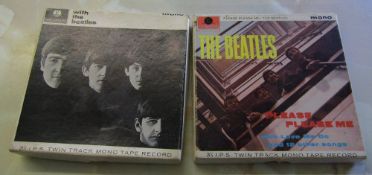 The Beatles - 2 Twin track mono tapes - With the Beatles & Please Please Me by Parlophone