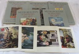 5 volumes of 'Metropolitan Seminars in Art' by John Canaday complete with 10 colour prints in each
