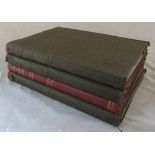 4 volumes of A History of English Furniture by Percy Macquoid 1928
