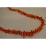 Coral style necklace