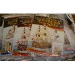 Very large collection of DeAgostini 'Sovereign of the Seas' partwork magazines and model parts,