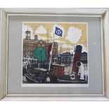 Limited edition print of St Katharine's Dock,