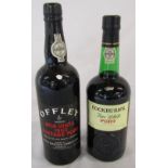 2 bottles of Port - Offley Boa Vista 1960 vintage port & Cockburns fine white port