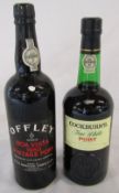 2 bottles of Port - Offley Boa Vista 1960 vintage port & Cockburns fine white port