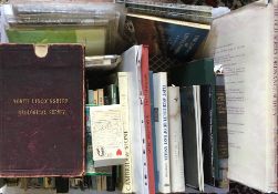 Geology books & a folding geology map of Lincolnshire etc