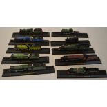 Box of Amercom display model trains/locomotives