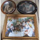 3 framed prints inc Renoir