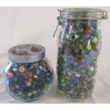 2 jars of marbles