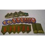 Quantity of reproduction military patches