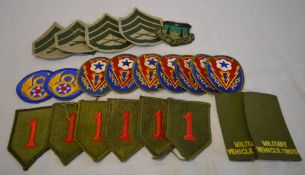 Quantity of reproduction military patches