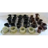 Various Portmeirion cups and saucers etc inc Greek Key, Phoenix,