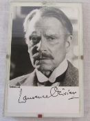 Promotional photograph of Laurence Olivier (1907-1987) signed in black pen (possibly from Dracula
