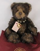 Modern jointed teddy bear by Charlie Bears 'Snuggle' limited edition 1062/6000 designed by Isabelle