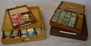 4 boxes of vintage watchmakers crystals