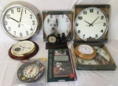 Ex shop stock - Various clocks,