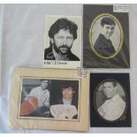 5 signed photographs/ autographs of Gene Pitney, Cliff Richard,
