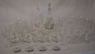 Quantity of glassware including Babycham