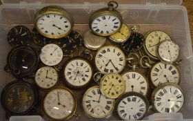 Large quantity of 8 Day pocket watches,