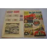 Vintage railway scrapbook from the 1960s