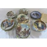 35 collectors plates with certificates inc Royal Doulton