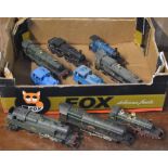 Approx 9 OO gauge unboxed locomotives including Hornby