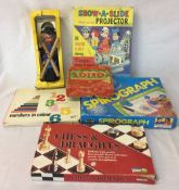 Vintage toys & games including a Pelham Puppet,