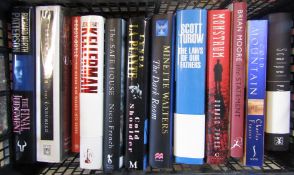 Assorted crime/thriller books all signed by the authors,
