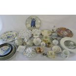 Various ceramics inc Masons,